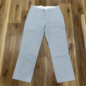 Polo Ralph Lauren 100% Cotton Striped Seersucker Sheffield Pants, 35x30